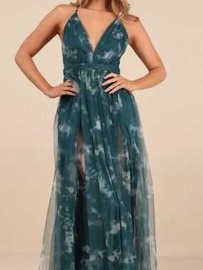 Lulus | Dresses | Lulus Elaborate Charm Olive Green Satin Pleated Backless Maxi Dress Wedding Prom
